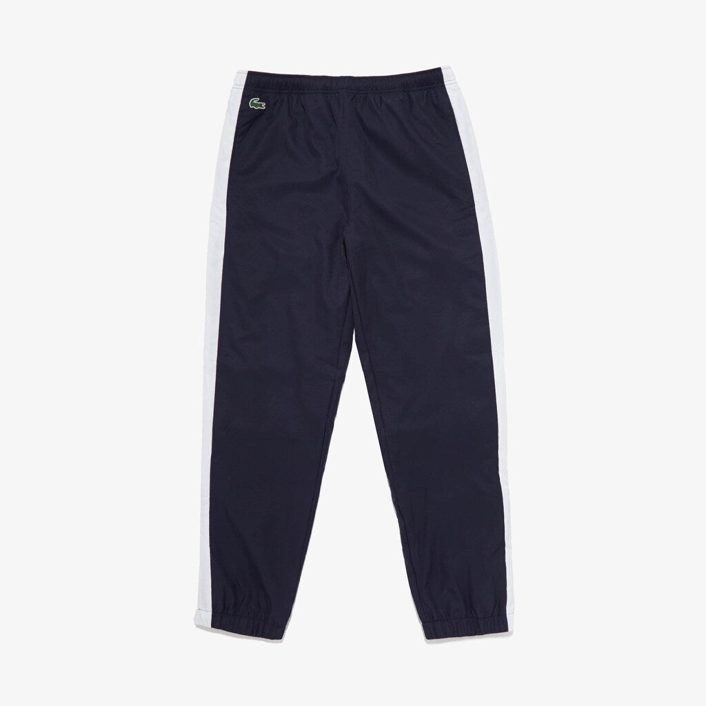 Mens   SPORT Color-Blocked Tennis Sweatsuit | Lacoste White / Navy Blue / Green / Navy Blue • 2Dg