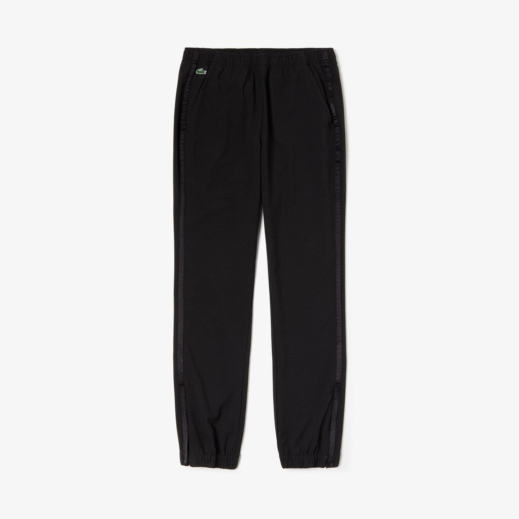 Womens Wo  SPORT Technical Water-Resistant Tennis Sweatpants | Lacoste Black • C31
