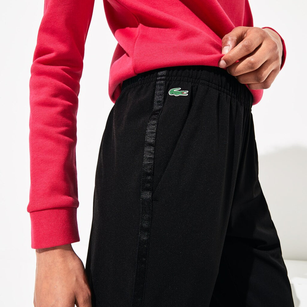 Womens Wo  SPORT Technical Water-Resistant Tennis Sweatpants | Lacoste Black • C31