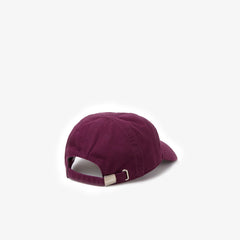 Mens   Big Croc Gabardine Cap | Lacoste Bordeaux • Fy5