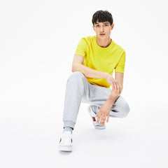 Mens   Motion Breathable Seamless T-shirt | Lacoste Yellow • J5D