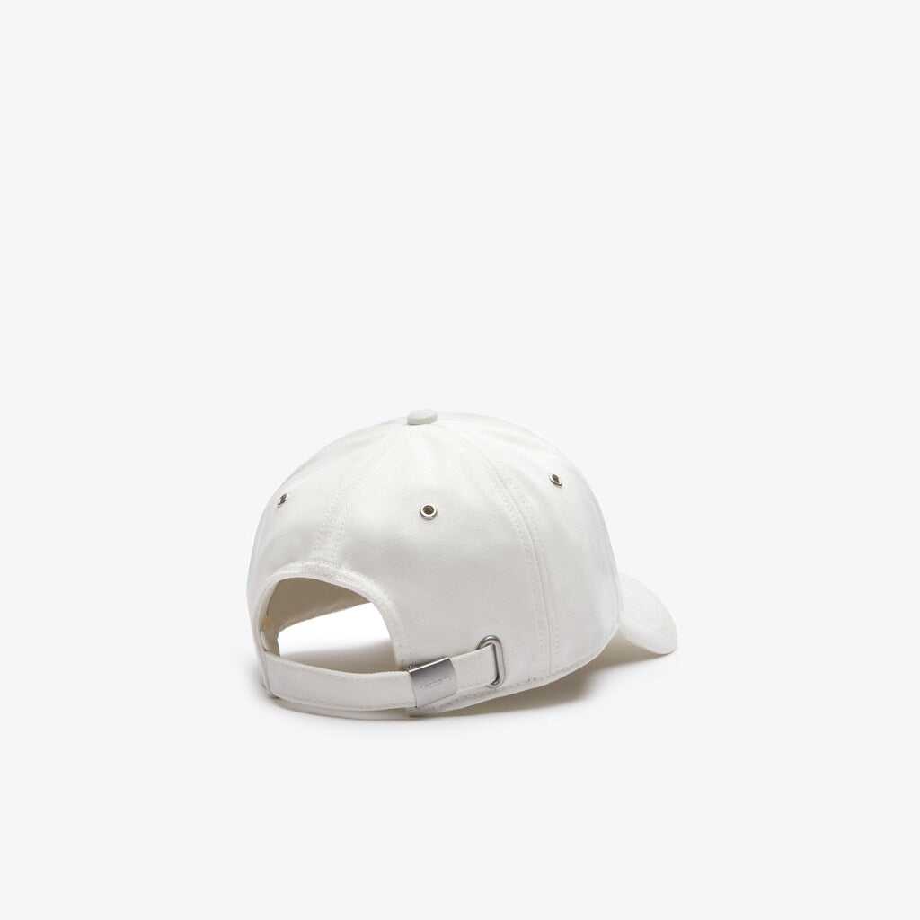 Mens   Multicolored Logo Cotton Cap | Lacoste White • 70V