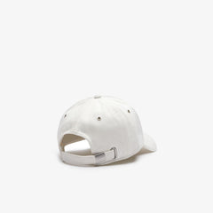 Mens   Multicolored Logo Cotton Cap | Lacoste White • 70V