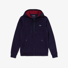 Mens   SPORT Novak Djokovic Croc Logo Sweatshirt | Lacoste Navy Blue / Bordeaux • 1Ye
