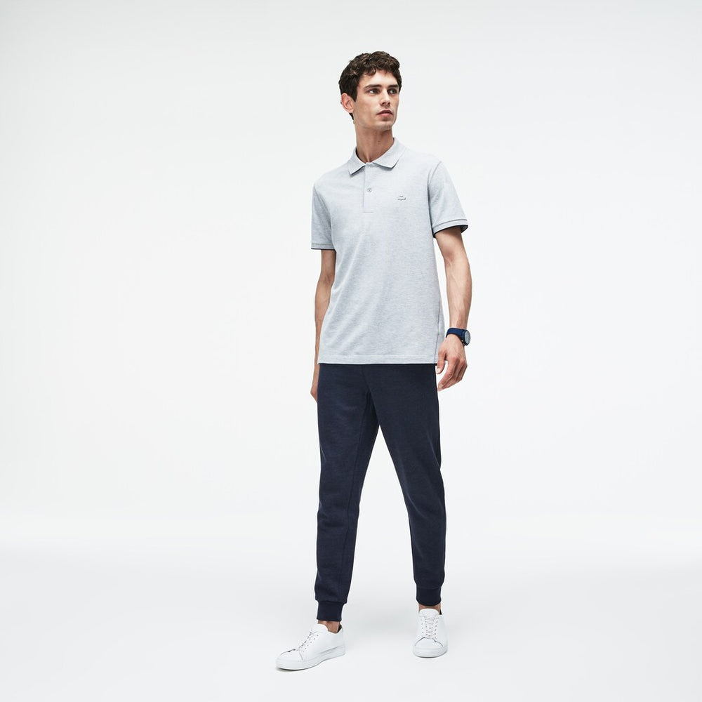 Mens   Motion Cotton And Wool Fleece Sweatpants | Lacoste Blue • Bxb
