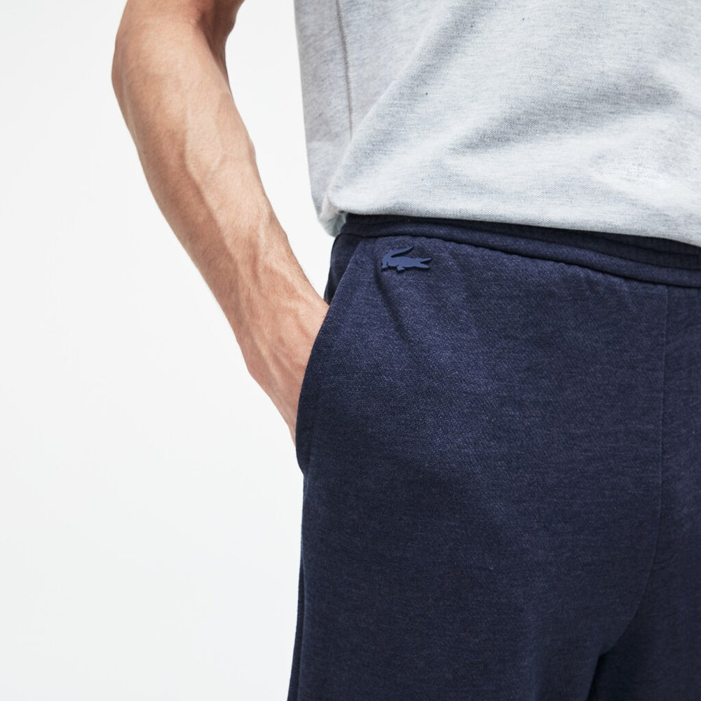 Mens   Motion Cotton And Wool Fleece Sweatpants | Lacoste Blue • Bxb