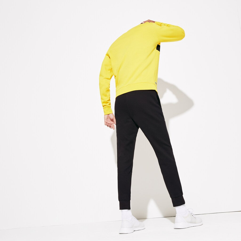 Mens   SPORT Cotton Fleece Tennis Sweatpants | Lacoste Black • 031
