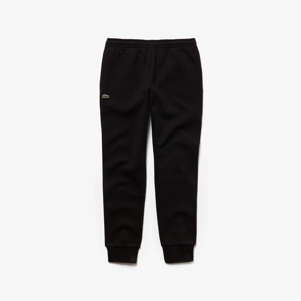 Mens   SPORT Cotton Fleece Tennis Sweatpants | Lacoste Black • 031