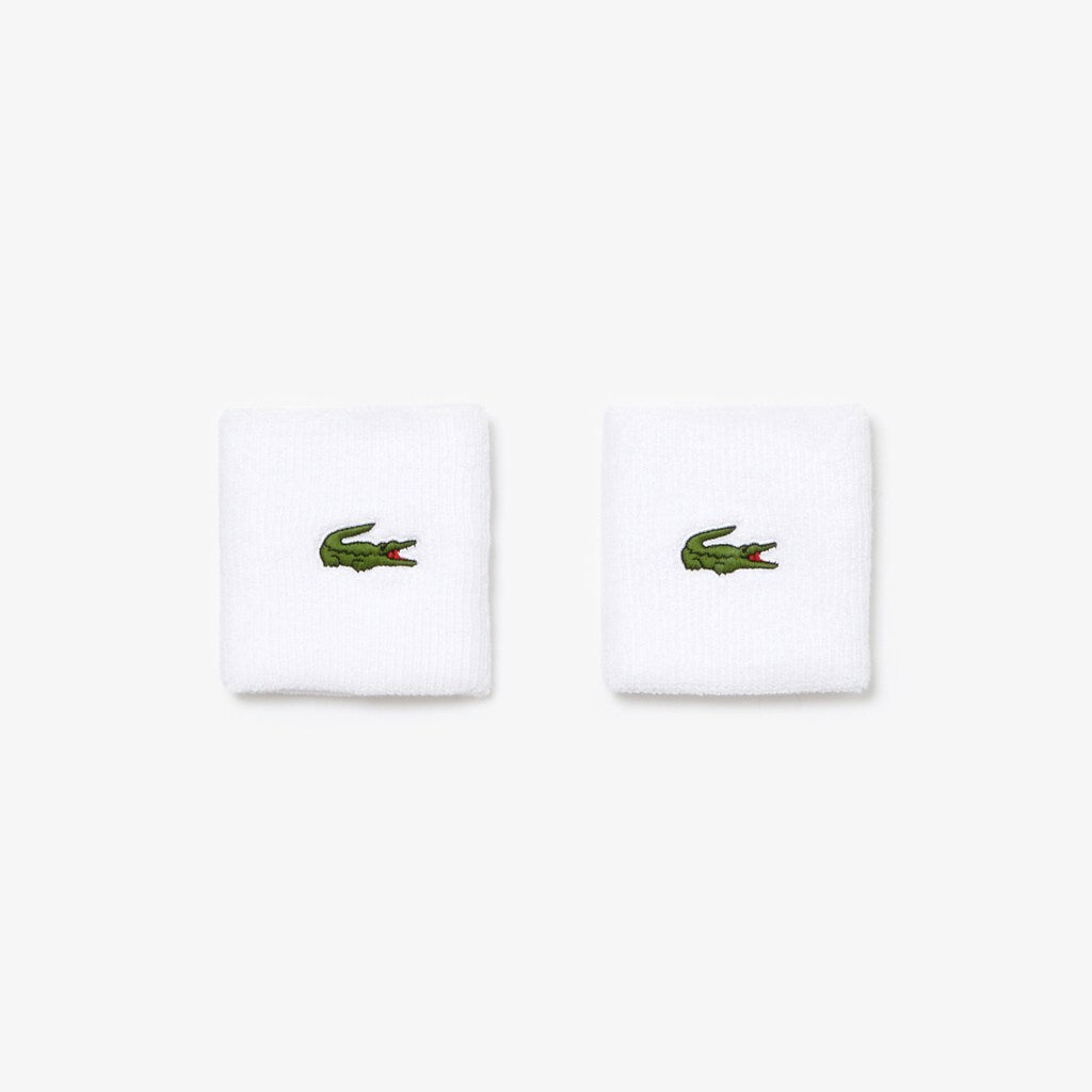 Mens SPORT Stretch Cotton Jersey Wristband | Lacoste White • 001