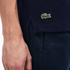 Mens   Regular Fit LCST Lettering Petit Piqué Polo | Lacoste Navy Blue • 166