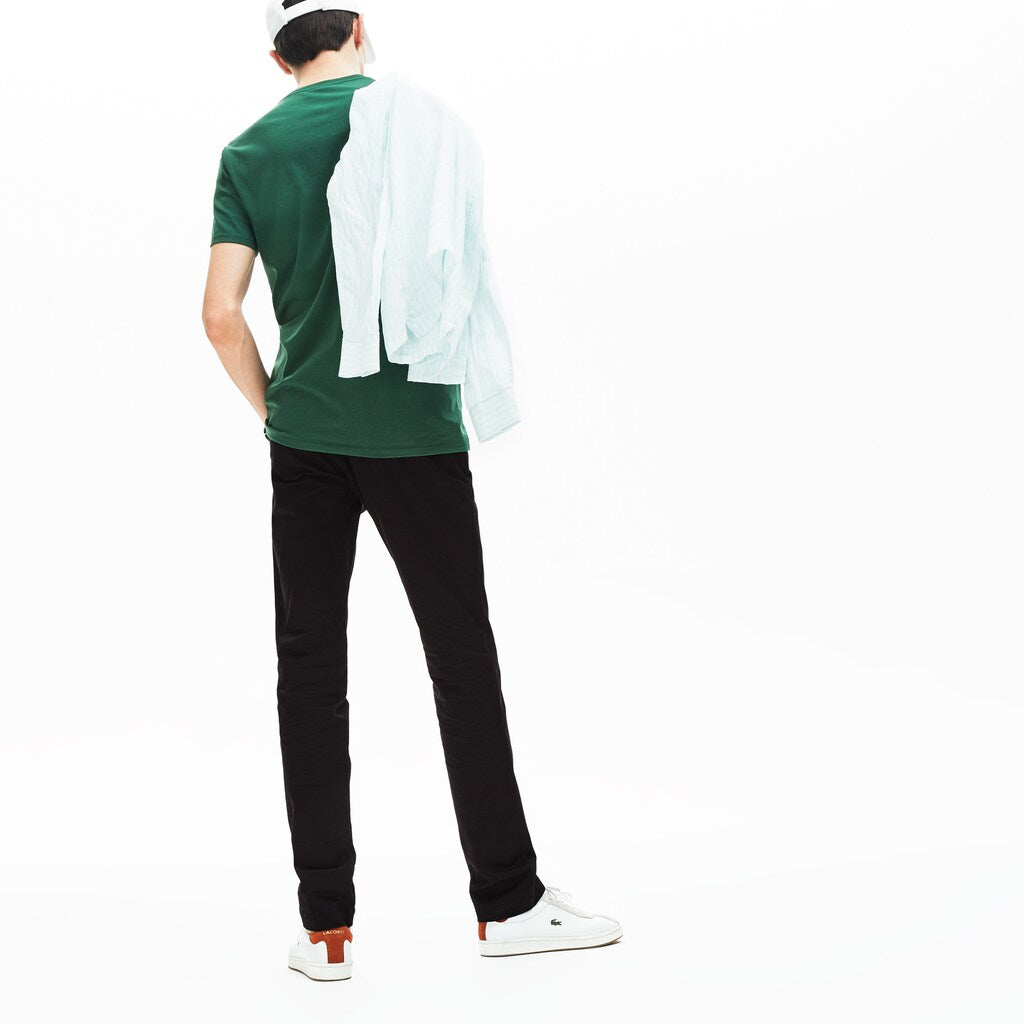 Mens   Regular Fit Cotton Gabardine Chino Pants | Lacoste Black • 031