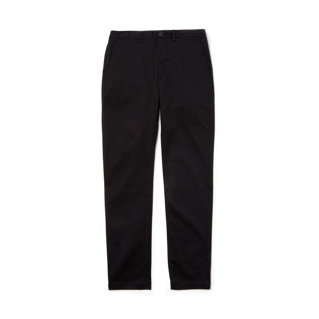 Mens   Regular Fit Cotton Gabardine Chino Pants | Lacoste Black • 031