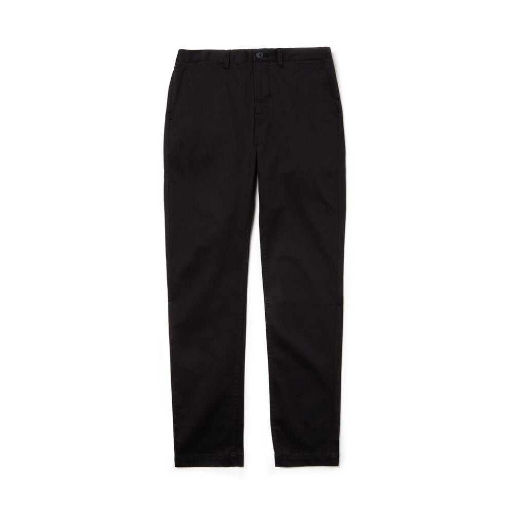 Mens   Regular Fit Cotton Gabardine Chino Pants | Lacoste Black • 031