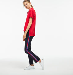 Womens Wo  Slim Fit Side Bands Stretch Wool Piqué | Lacoste Navy Blue • Nu8