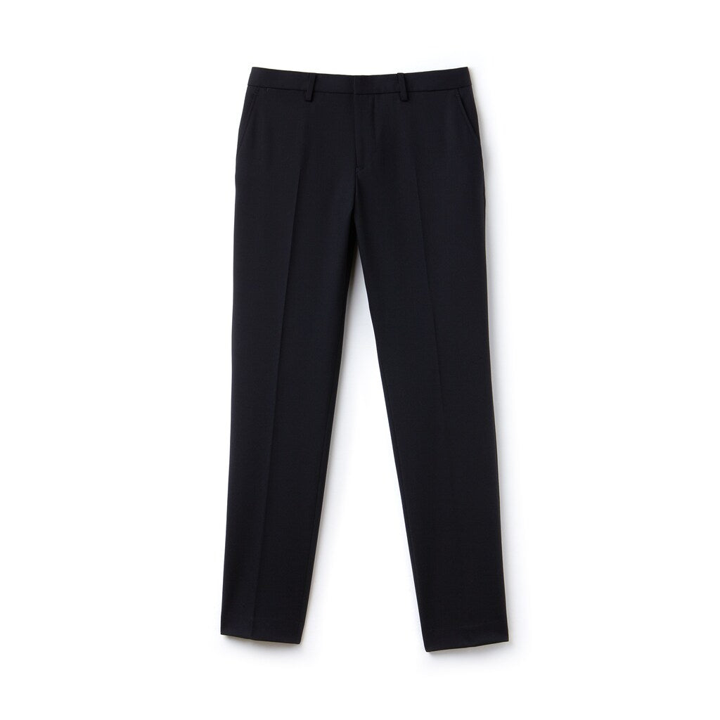 Mens   Slim Fit Stretch Twill Chino Pants | Lacoste Navy Blue • Mxq