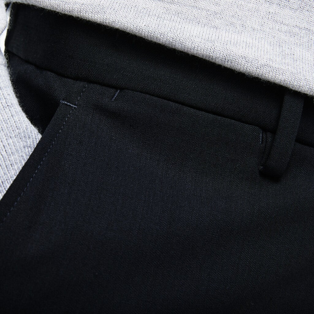 Mens   Slim Fit Stretch Twill Chino Pants | Lacoste Navy Blue • Mxq