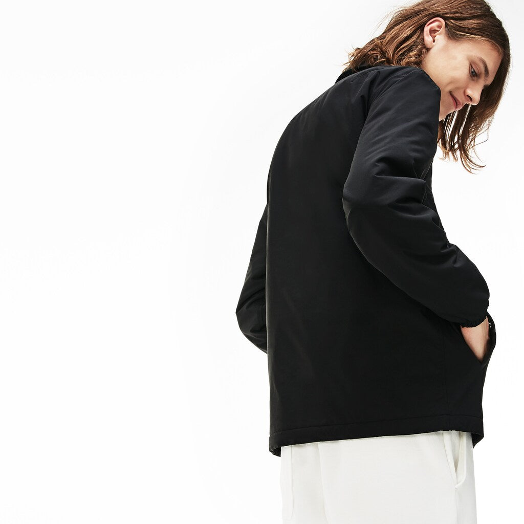 Mens   LIVE Signature Taffeta Jacket | Lacoste Black • 031