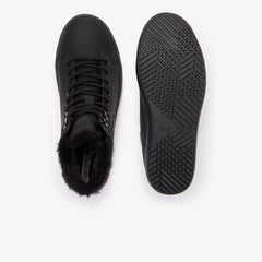 Womens Wo  Straightset Thermo Leather Boots | Lacoste Blk/Blk • 02H