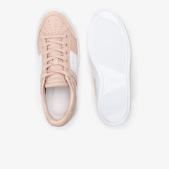 Womens Wo  Courtline Sneakers | Lacoste Nat/Wht • 7F8