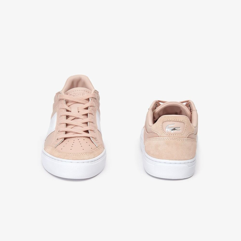 Womens Wo  Courtline Sneakers | Lacoste Nat/Wht • 7F8
