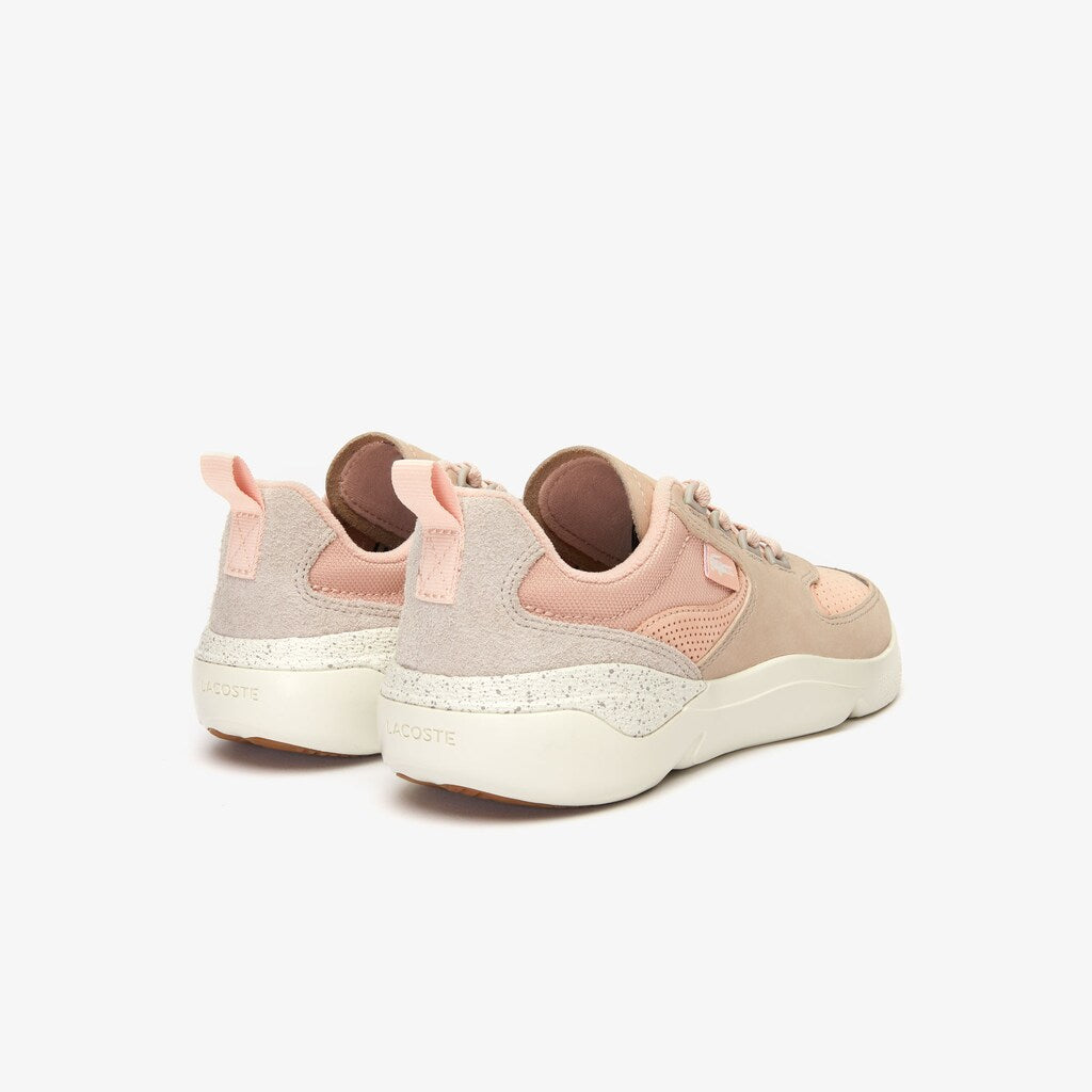 Womens Wo  Wildcard Paneled Leather Sneakers | Lacoste Natural/Off White • Ts2
