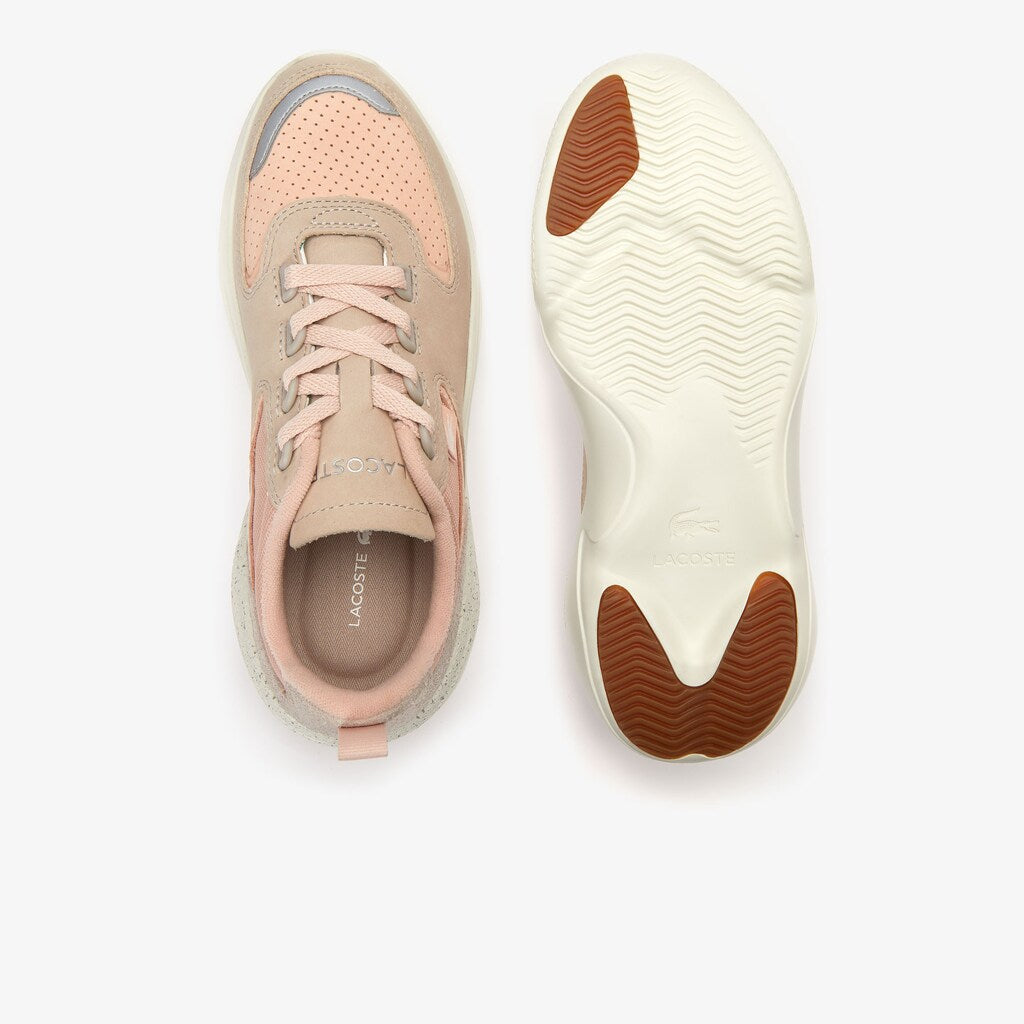 Womens Wo  Wildcard Paneled Leather Sneakers | Lacoste Natural/Off White • Ts2