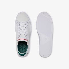 Womens Wo  La Piquée Textile Sneakers | Lacoste Wht/Green • 082