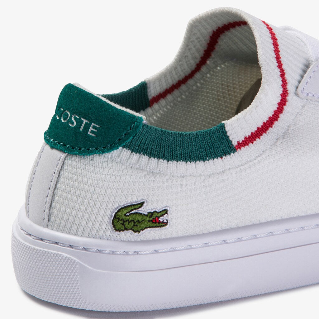 Womens Wo  La Piquée Textile Sneakers | Lacoste Wht/Green • 082