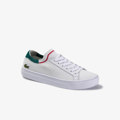Womens Wo  La Piquée Textile Sneakers | Lacoste Wht/Green • 082