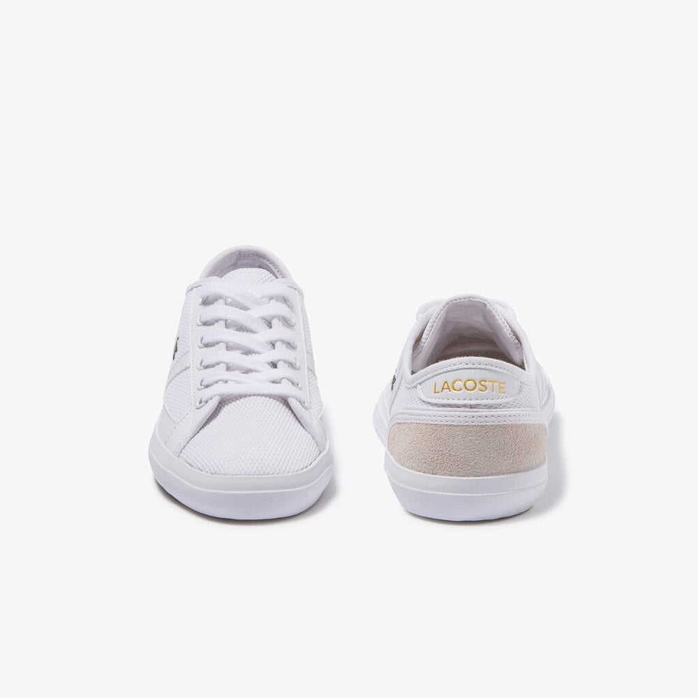 Womens Wo  Sideline Textile Sneakers | Lacoste Wht/Off Wht • 65T