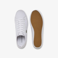 Mens   Sideline Textile Sneakers | Lacoste Wht/Off Wht • 65T