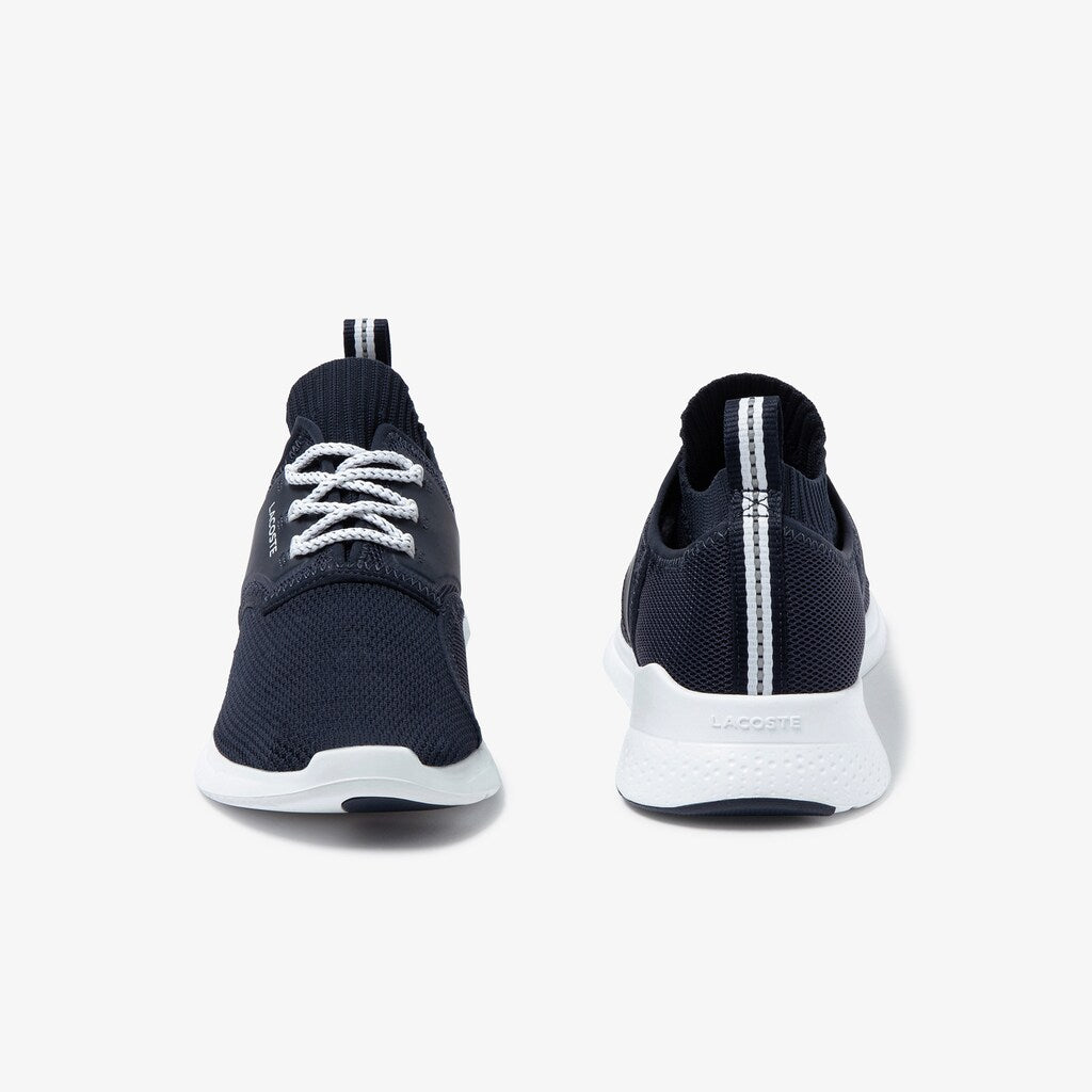 Mens   LT Sense Textile and Mesh Sneakers | Lacoste Nvy/Wht • 092