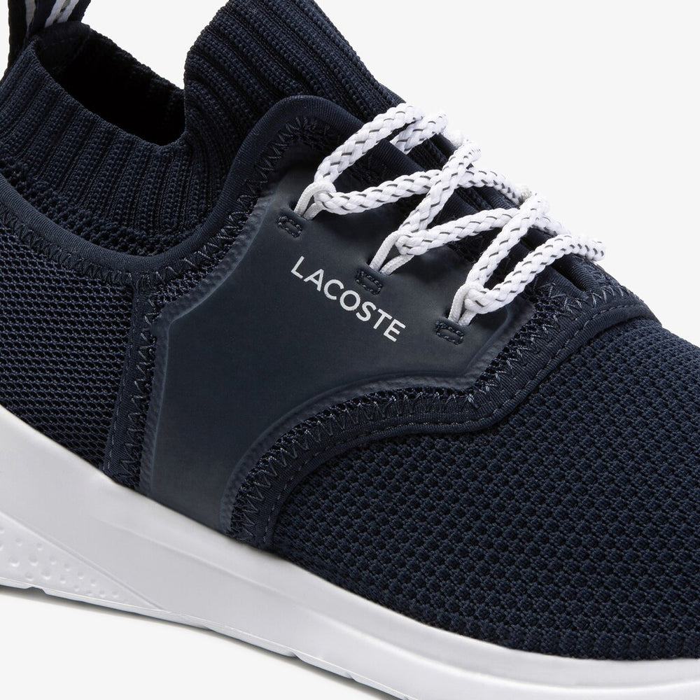 Mens   LT Sense Textile and Mesh Sneakers | Lacoste Nvy/Wht • 092