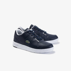 Mens   Thrill Perforated Leather Sneakers | Lacoste Nvy/Wht • 092