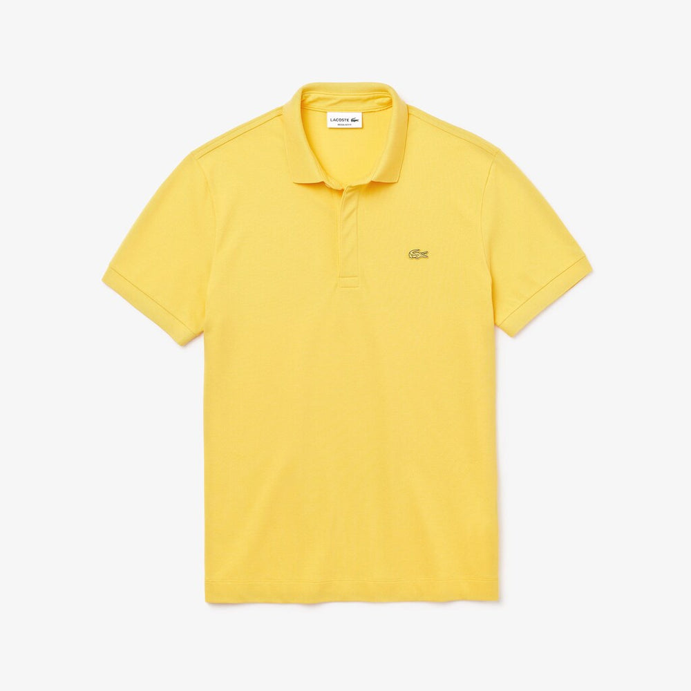 Mens   Regular Fit Stretch Cotton Paris Polo | Lacoste Yellow • Z0A
