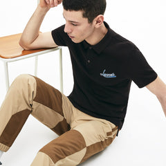 Mens   Signature Cotton Polo | Lacoste Black • 031