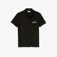 Mens   Signature Cotton Polo | Lacoste Black • 031
