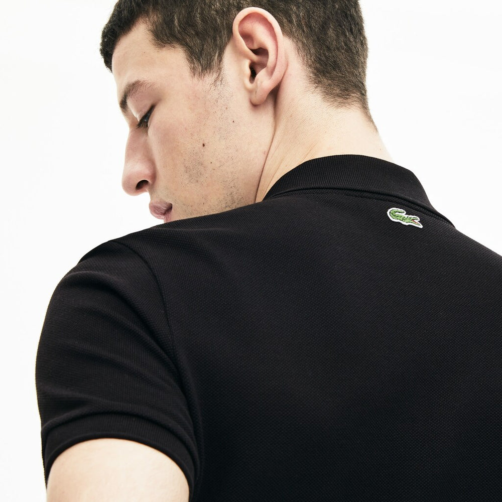 Mens   Signature Cotton Polo | Lacoste Black • 031