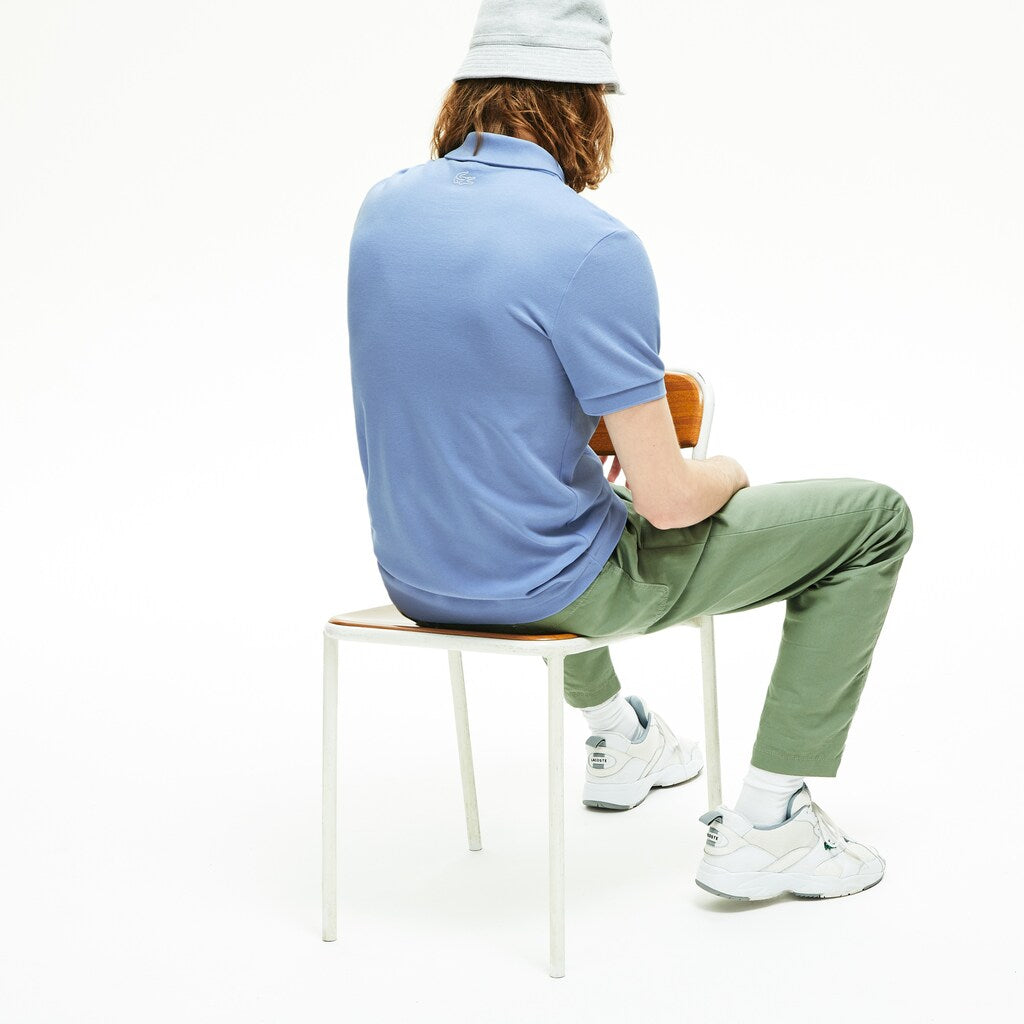Mens   -Branded Cotton Polo Shirt | Lacoste Purple • Z0G