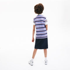Womens Wo  Classic Fit Striped Cotton Polo Shirt | Lacoste Purple / Navy Blue / White / Red / Light Pink • R4K