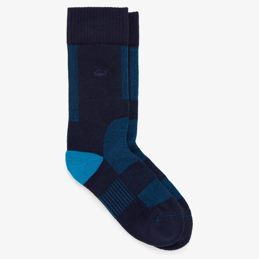 Mens   Motion Texturized Socks | Lacoste Navy Blue / Blue • Kj7