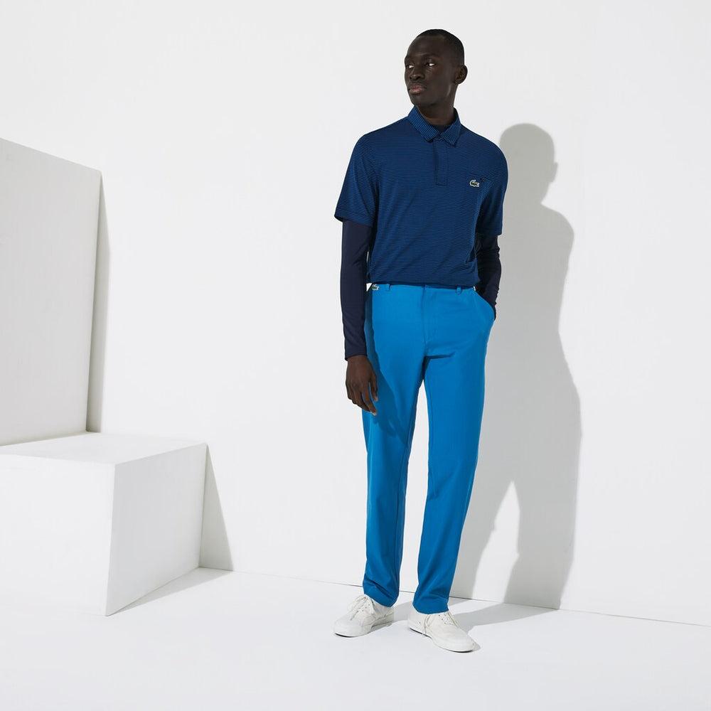 Mens   SPORT Breathable Stretch Golf Pants | Lacoste Blue • Us5