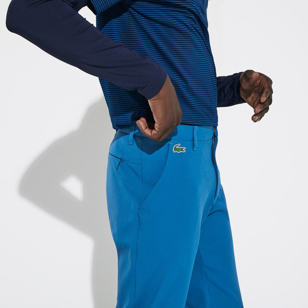 Mens   SPORT Breathable Stretch Golf Pants | Lacoste Blue • Us5