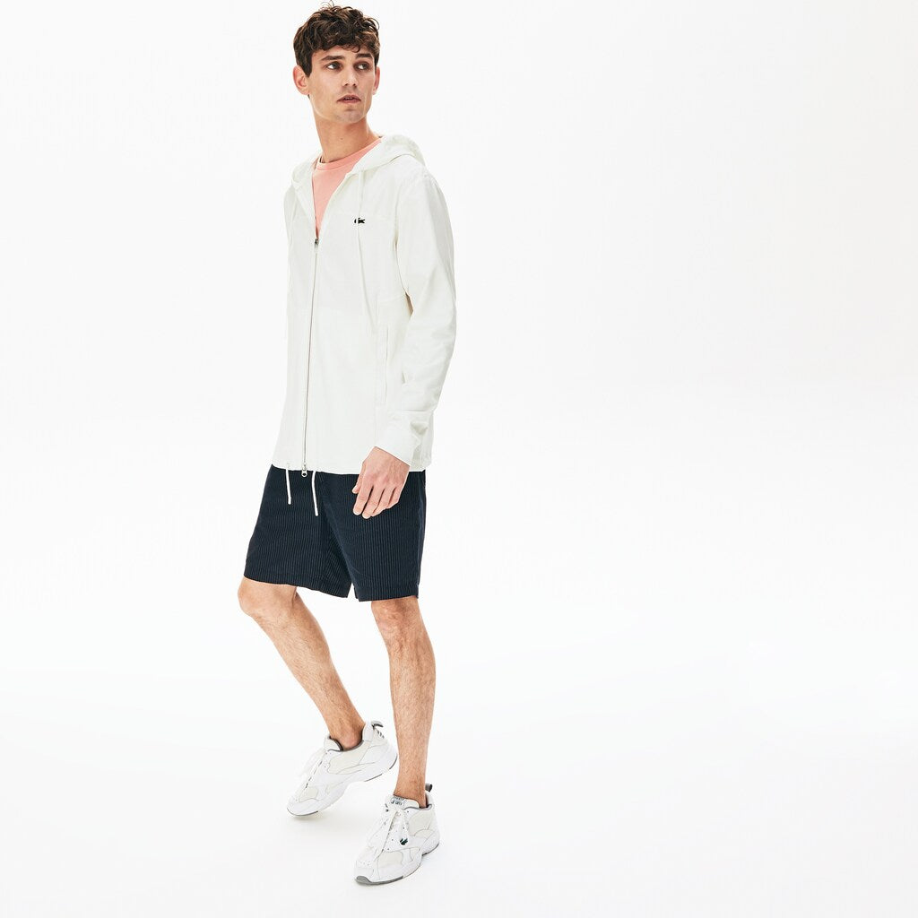 Mens   Two-Tone Zip-Up Jacket | Lacoste White • 70V