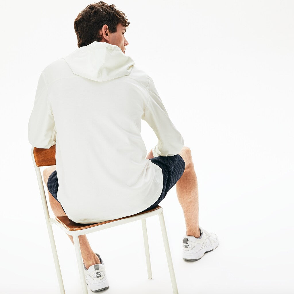 Mens   Two-Tone Zip-Up Jacket | Lacoste White • 70V