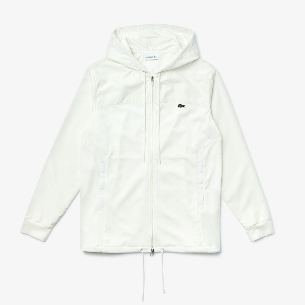 Mens   Two-Tone Zip-Up Jacket | Lacoste White • 70V