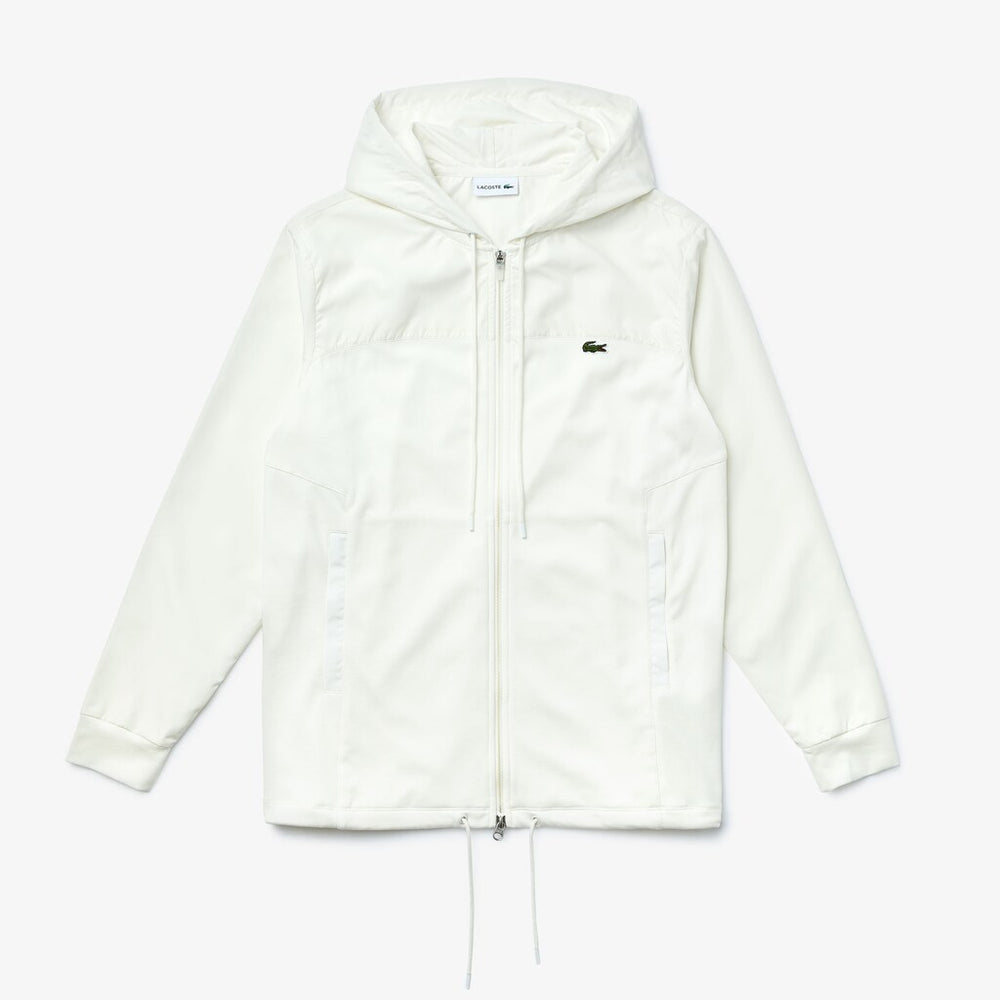 Mens   Two-Tone Zip-Up Jacket | Lacoste White • 70V