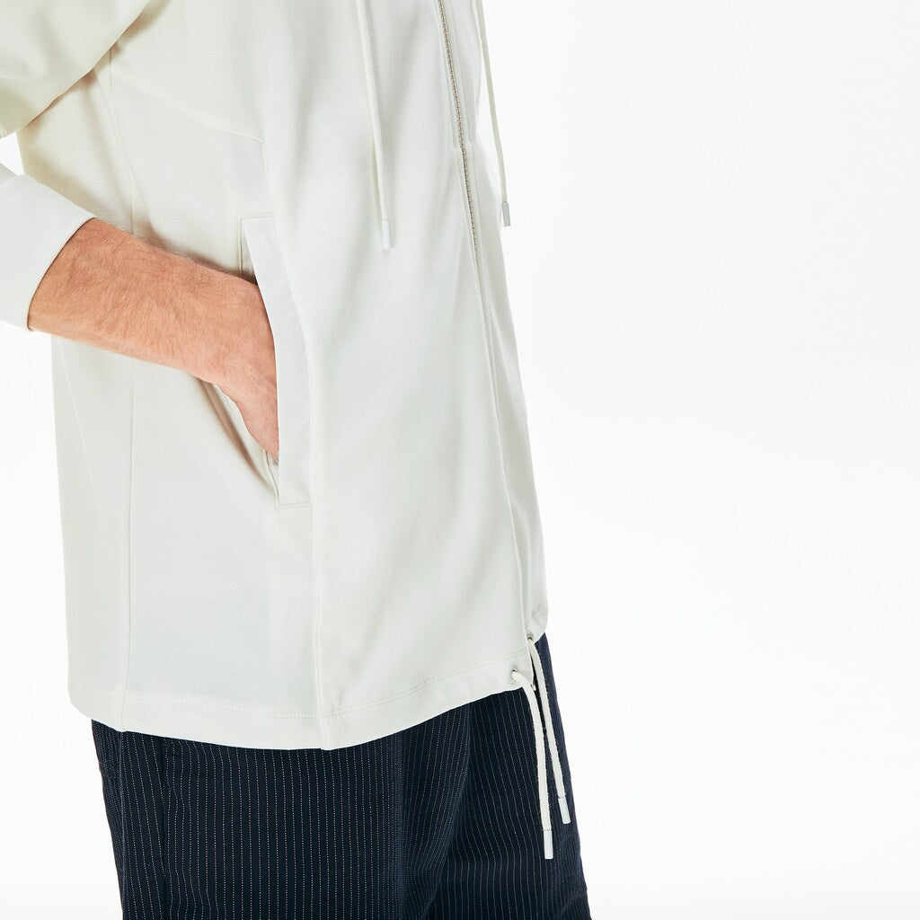 Mens   Two-Tone Zip-Up Jacket | Lacoste White • 70V