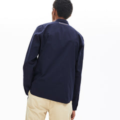 Mens   Motion Breathable Stretch Cotton Shirt | Lacoste Navy Blue • Mxq
