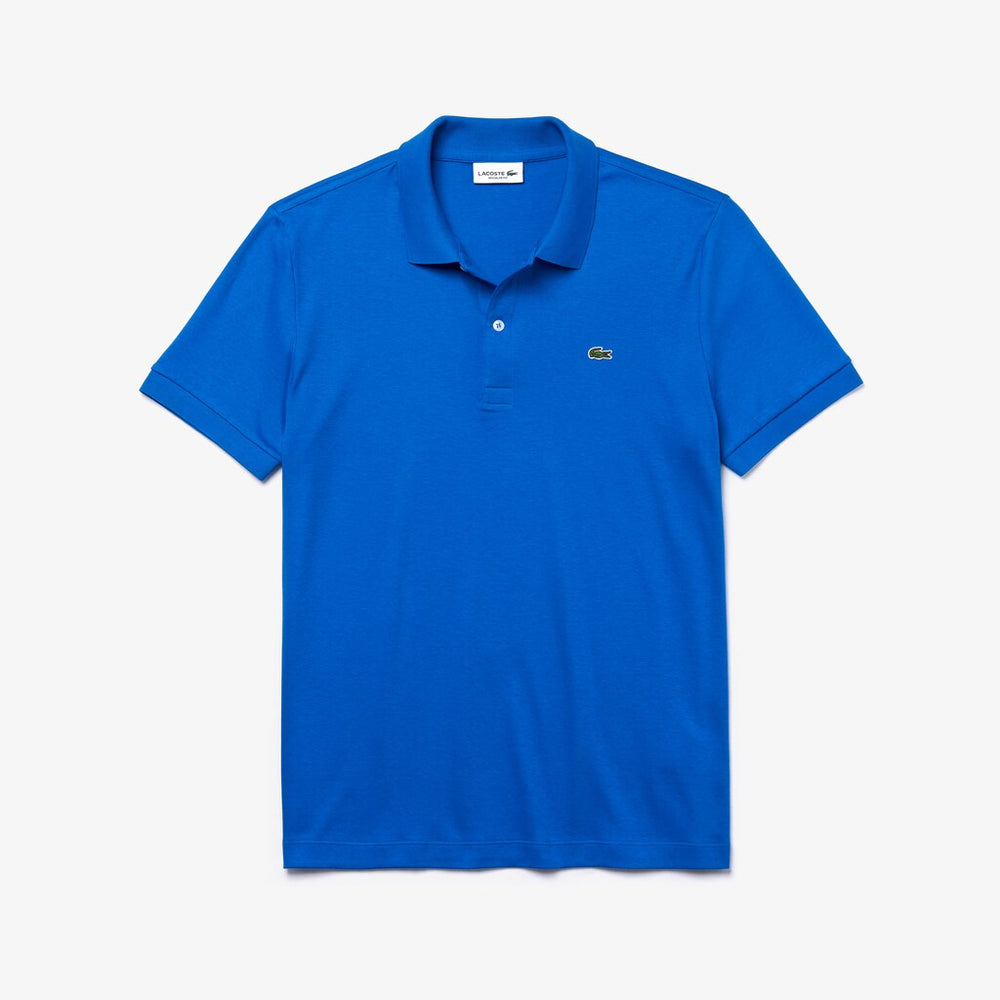 Mens   Regular Fit Lightweight Cotton Polo | Lacoste Blue • L61